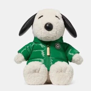 Kate Spade X Peanuts 3D Snoopy Dog Plush Doll Sling Crossbody Bag NEW